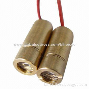 Cross 650nm/0.8mW laser modules, measures 9 x 21mm